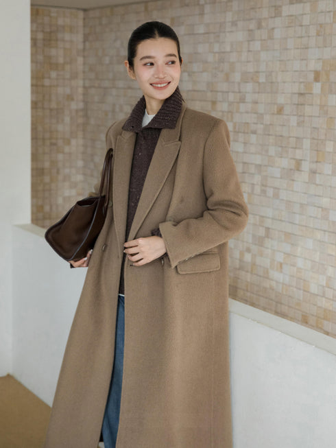 Structured Double-Breasted Coat